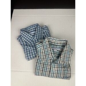 Southern Tide Shirt Mens S Long Sleeve‎ Plaid Classic Fit Lot Of 2 Button Down